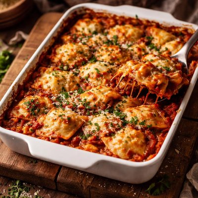 Image of Easy Baked Ravioli Casserole