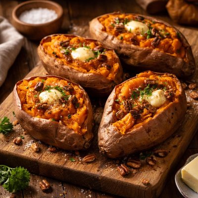 Image of Easy Baked Sweet Potatoes