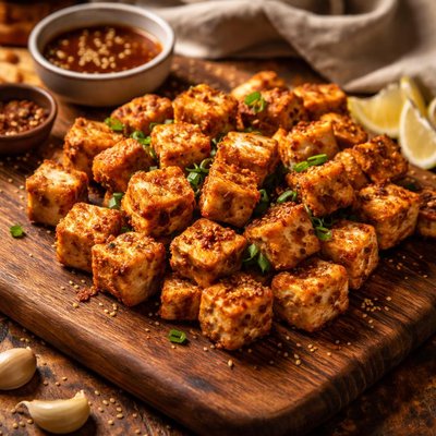 Image of Easy Baked Tofu Cubes
