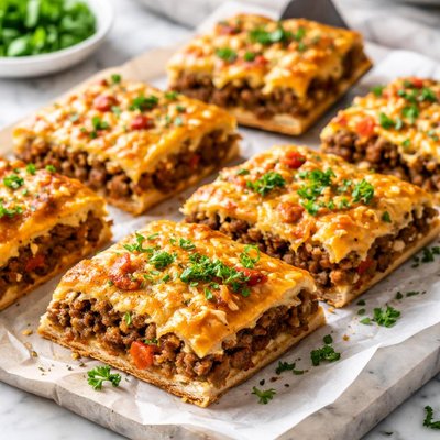 Image of Easy Beefy Crescent Squares