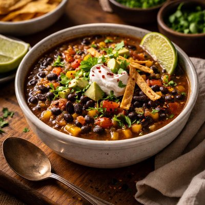Image of Easy Black Bean Soup