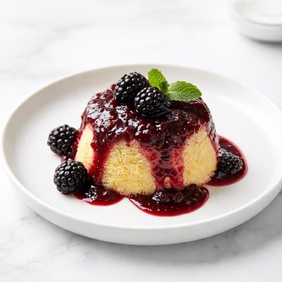 Image of Easy Blackberry Jam Pudding