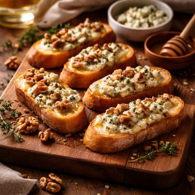 Image of Easy Blue Cheese Crostini