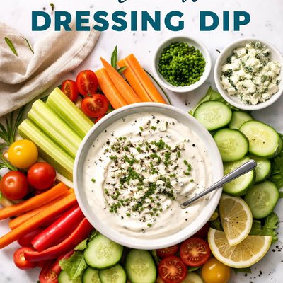 Image of Easy Blue Cheese Dressing Dip