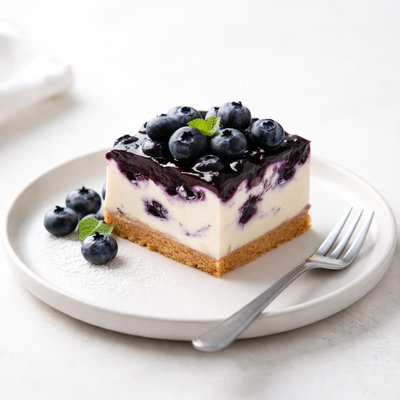 Image of Easy Blueberry Cream Cheese Cake