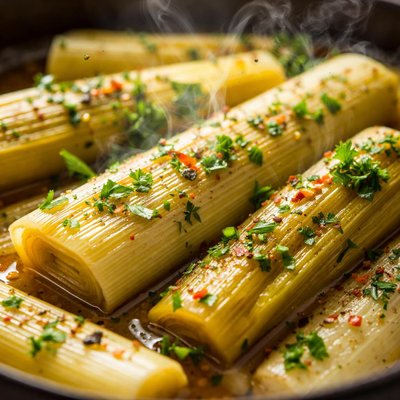 Image of Easy Braised Leeks