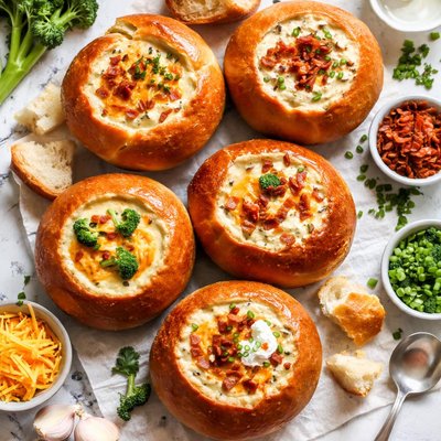 Image of Easy Bread Bowls