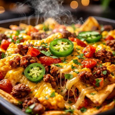 Image of Easy Breakfast Nacho Bake