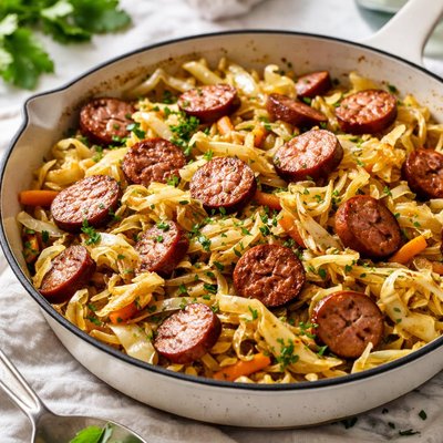 Image of Easy Cabbage and Kielbasa