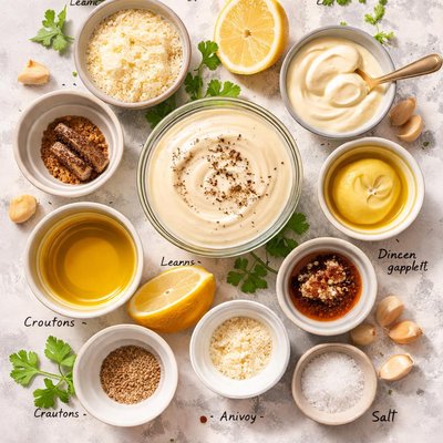 Image of Easy Caesar Salad Dressing