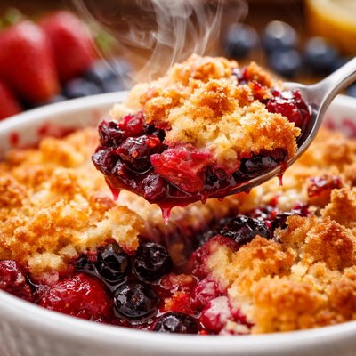 Image of Easy Cake Mix Cobbler