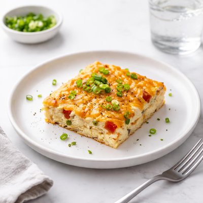 Image of Easy Cheddar Egg Bake