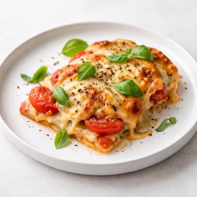 Image of Easy Cheese and Tomato Bake