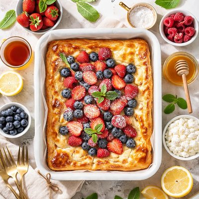 Image of Easy Cheese Blintz Puff