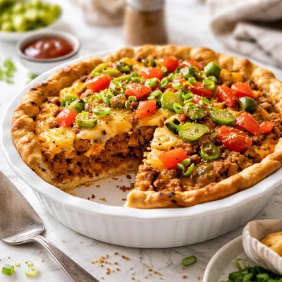 Image of Easy Cheeseburger Pie