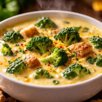 Image of Easy Cheesy Broccoli Soup