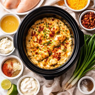 Image of Easy Cheesy Chicken Crock Pot