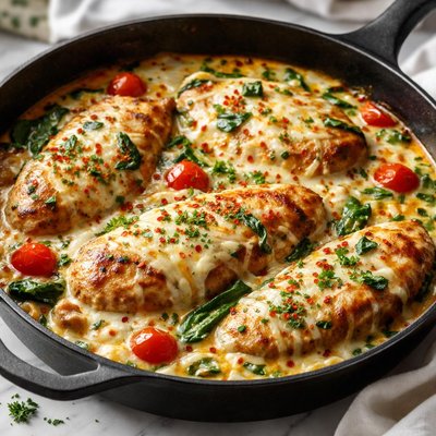 Image of Easy Cheesy Chicken Skillet