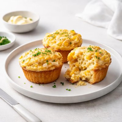 Image of Easy Cheesy Corny Muffins