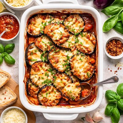 Image of Easy Cheesy Eggplant Casserole