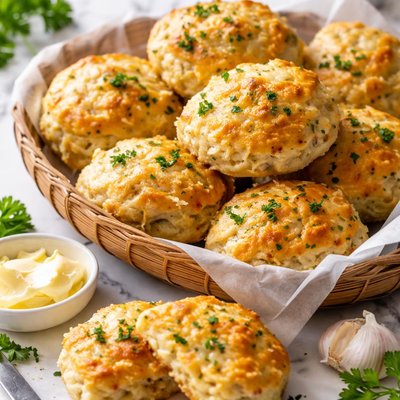 Image of Easy Cheesy Garlic Biscuits