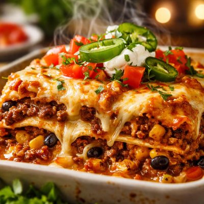 Image of Easy Cheesy Mexican Lasagna