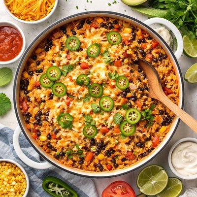 Image of Easy Cheesy Mexican Rice