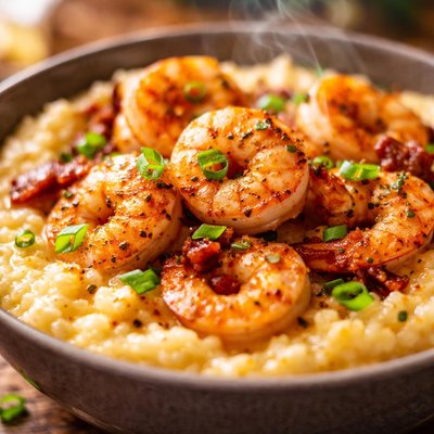 Image of Easy Cheesy Shrimp Grits