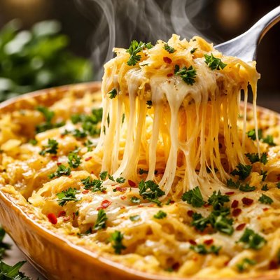 Image of Easy Cheesy Spaghetti Squash