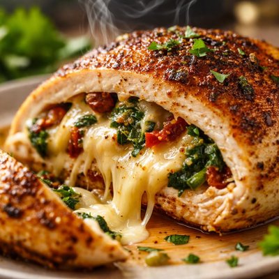 Image of Easy Cheesy Stuffed Chicken