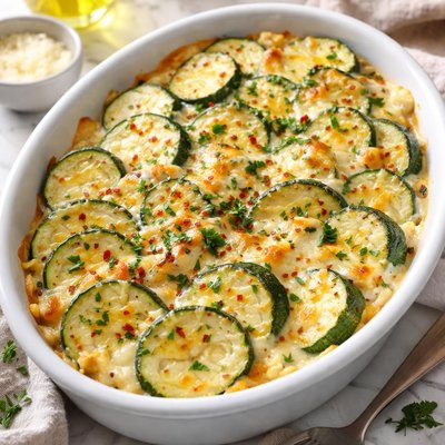 Image of Easy Cheesy Zucchini Gratin