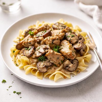 Image of Easy Chicken and Mushroom Stroganoff