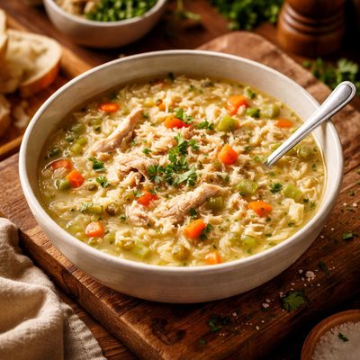 Image of Easy Chicken and Rice Soup