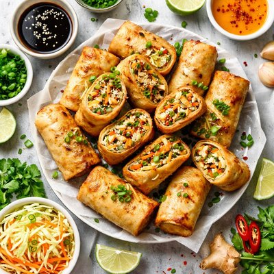 Image of Easy Chicken Egg Rolls