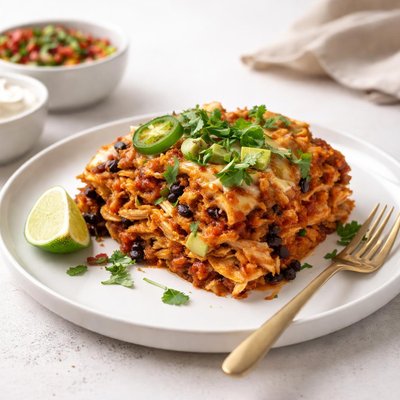Image of Easy Chicken Enchilada Casserole
