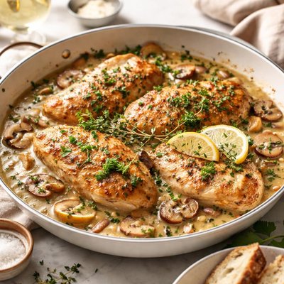 Image of Easy Chicken in Wine Sauce