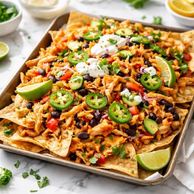 Image of Easy Chicken Nachos