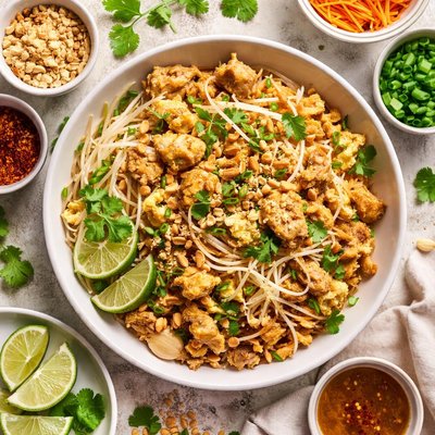 Image of Easy Chicken Pad Thai Without Tamarind