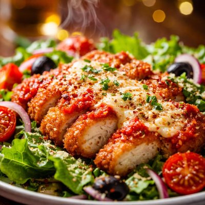 Image of Easy Chicken Parmesan Salad