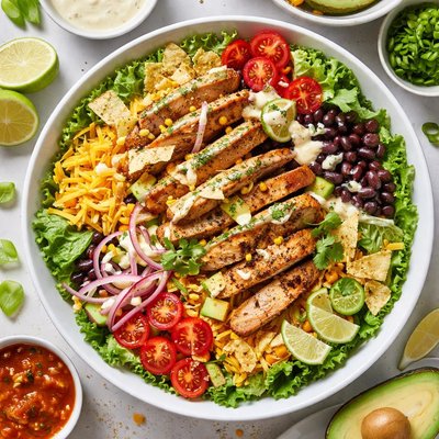 Image of Easy Chicken Taco Salad for Two