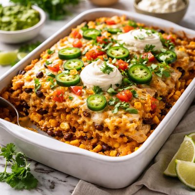 Image of Easy Chicken Tortilla Bake Oamc