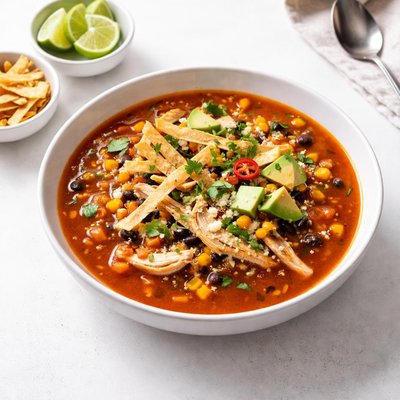 Image of Easy Chicken Tortilla Soup