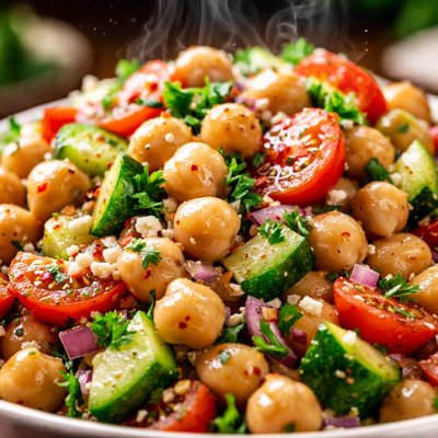 Image of Easy Chickpea Salad