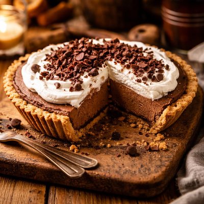 Image of Easy Chocolate Cheese Pie