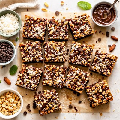 Image of Easy Chocolate Coconut Bars