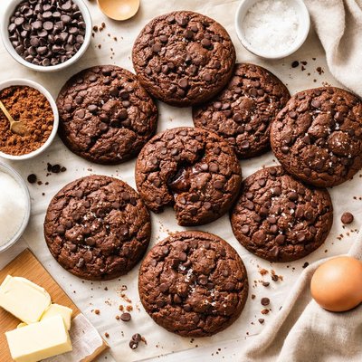 Image of Easy Chocolate Cookies
