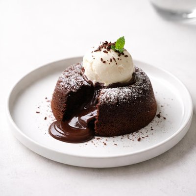Image of Easy Chocolate Molten Cake