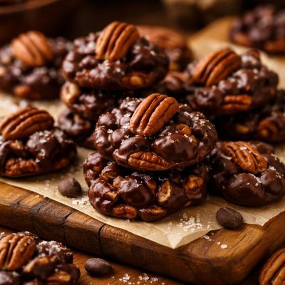 Image of Easy Chocolate Pecan Candy