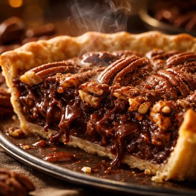 Image of Easy Chocolate Pecan Pie