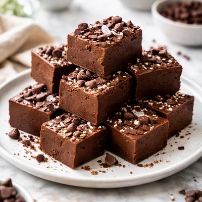 Image of Easy Chocolate Shop Microwave Chocolate Fudge